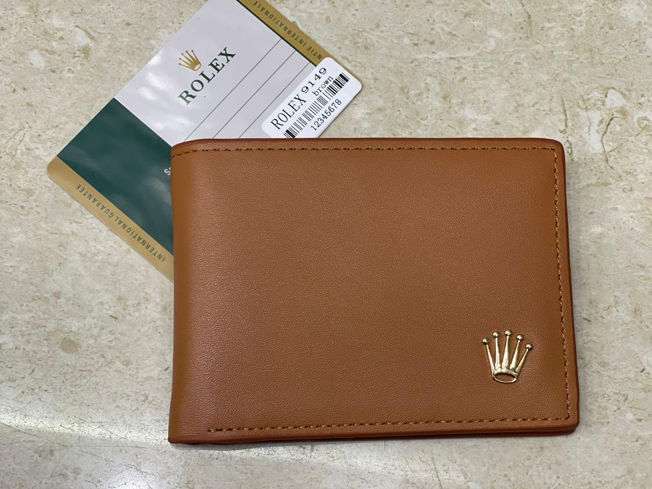 Rolex Wallet Brown Popup.pk